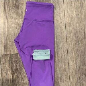 Lululemon purple and green!!! Full length!